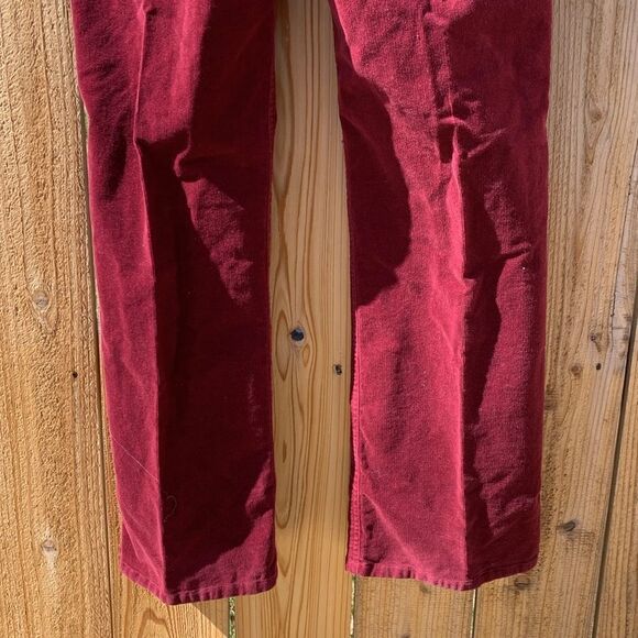 Take 50% OFF- Jones New York Stretch Stylish Red Corduroy Pants, Size-12 - Picture 8 of 10